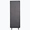 Akustischer Raumteiler, Einzelexemplar, rechteckig, Hochkant-Format, mit Standfüßen, B 600 x T 350 x H 1680 mm, PET-Filz, grau
