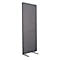 Akustischer Raumteiler, Einzelexemplar, rechteckig, Hochkant-Format, mit Standfüßen, B 600 x T 350 x H 1680 mm, PET-Filz, wahlweise grau oder hellgrau