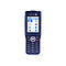 Dunkelblaues Alcatel-Lucent Enterprise DECT-Telefon mit beleuchtetem Farbdisplay und numerischer Tastatur.