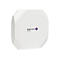 Ein weißer, quadratischer WLAN-Access-Point mit dem Alcatel-Lucent Enterprise Logo in der Mitte.
