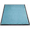 alfombra de retención de suciedad miltex Eazycare Style, angular, antiestática, resistente a los rayos UV, lavable, nylon de alta torsión y caucho niltril, 750 x 850 mm, azul pastel