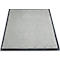 alfombra de retención de suciedad miltex Eazycare Style, angular, antiestática, resistente a los rayos UV, lavable, nylon de alta torsión y caucho niltril, 750 x 850 mm, gris guijarro