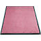alfombra de retención de suciedad miltex Eazycare Style, angular, antiestática, resistente a los rayos UV, lavable, nylon de alta torsión y goma niltril, 750 x 850 mm, rosa claro