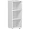 ALICANTE boekenkast, 3 OH, 2 legborden, spaanplaat, B 400 x D 400 x H 1104 mm, lichtgrijs