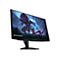 Alienware Gaming-Monitor mit schmalem Rahmen und Black Desert Gaming-Motiv vor weißem Hintergrund.