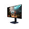 Alienware Monitor auf einem Standfuß, der ein Videospiel mit Fantasy-Charakteren in einer Waldlandschaft anzeigt.