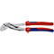 Tang met rode en blauwe handvatten, metaal, gereedschap. Op het handvat staat "KNIPEX".