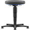 Allround kruk Bimos, zithoogte 450-650 mm verstelbaar, met glijders, Supertec bekleding, snij- en slipvast, met micropantsering, kleur ring blauw
