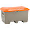 Allzweckbox Cemo, Glasfaserverstärkter Kunststoff (GFK), grau, B 1210 x T 820 x H 680 mm, 200 l hoch, mit Staplertaschen