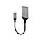Grauer USB-C-auf-Doppel-USB-C-Adapter von Alogic mit schwarzem Kabel.