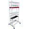 Alu-Faltgerüst Krause ProTec XS, 200 kg/m², gebremste Rollen, L 2000 x B 700 x H 5800 mm