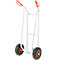 Alu-Sackkarre Select 2132A/150, mit Handgriffen und Sicherheitsbügel, Polyurethan-Räder, Schaufel B 300 x T 210 mm, bis 150 kg