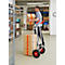 Alu-Sackkarre Select 2132A/150, mit Handgriffen und Sicherheitsbügel, Polyurethan-Räder, Schaufel B 300 x T 210 mm, bis 150 kg