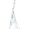 Alu-Vielzweckleiter 3 x 14 Sprossen, mit Trigon-Traverse