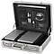 ALUMAXX aluminium laptopkoffer, met draaggreep, 1 vak, zilver/carbon