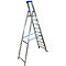 Aluminium trapladder, zonder wielen, 10 treden