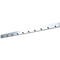 Aluminium wandkapstok, 1000 mm breed