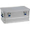 Aluminiumbox Alutec Basic, Materialstärke 0,8 mm, stapelbar, mit 1,5 mm Deckel, 40 l Volumen