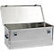 Aluminiumbox Alutec Basic, Materialstärke 0,8 mm, stapelbar, mit 1,5 mm Deckel, 80 l Volumen