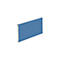 Aluna plus Tisch-Trennwand, 1000x600, blau