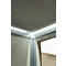 Amortiguador acústico de pared Kleusberg para CoWoCube®, para optimizar la acústica de la sala, fieltro en la parte frontal, protección contra incendios B1 según DIN 4102, ancho 500 x alto 1000 mm, blanco