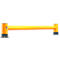 Ampere Einzel-Rammschutzplanke Rack-Mammut®, Kunststoff, L 2500 x H 400 mm, verkehrsgelb
