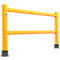 Ampere Handlauf Rack-Mammut® Flex, Kunststoff, L 4000 x H 1100 mm, verkehrsgelb