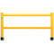Ampere Handlauf Rack-Mammut® Flex, Kunststoff, L 8000 x H 1100 mm, verkehrsgelb