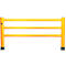 Ampere Handlauf Rack-Mammut®, Kunststoff, L 2000 mm x H 1100 mm, verkehrsgelb