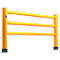 Ampere Handlauf Rack-Mammut®, Kunststoff, L 2000 mm x H 1100 mm, verkehrsgelb
