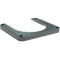 Ampere mobile Montageplatte für Handläufe/Poller Rack-Mammut®, Stahl, B 240/160 x T 220 x H 25 mm, schwarz