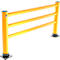Ampere mobile Montageplatte für Handläufe/Poller Rack-Mammut®, Stahl, B 240/160 x T 220 x H 25 mm, schwarz