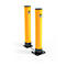Ampere mobile Montageplatte für Handläufe/Poller Rack-Mammut®, Stahl, B 240/160 x T 220 x H 25 mm, schwarz
