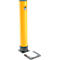 Ampere mobile Montageplatte für Handläufe/Poller Rack-Mammut®, Stahl, B 240/160 x T 220 x H 25 mm, schwarz