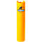 Ampere Regalstützenschutz Rack-Mammut®, Kunststoff, L 70-89 x H 600 mm, verkehrsgelb