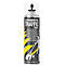 A spray can with the words "Traffic Paint". The can shows an illustration of how the product is used.