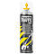 Spray paint can with yellow spray head and product name. Print: "TRAFFIC PAINT". Illustration of a marking machine.