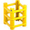 Ampere Universal Säulenschutz Rack-Mammut®, Kunststoff, H 1000 mm, für Säulen 200-700 mm, verkehrsgelb
