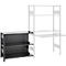 Anbauregal für ORDO Home Steckregal, 3 Fachböden, multifunktional, mobil, B 1060 x T 435 x H 825 mm, tiefschwarz matt RAL 9005
