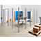 Angle de recouvrement, 50 x 50 x 2150 mm, en option pour stabilisation, argent clair