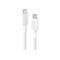 Zwei weiße Anker USB-C-Kabel vor neutralem Hintergrund.