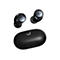Schwarze In-Ear-Kopfhörer mit Ladecase und Soundcore-Logo auf weißem Hintergrund.