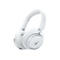 Weiße Soundcore Over-Ear-Kopfhörer vor weißem Hintergrund mit silbernem Logo und Space Series Schriftzug.