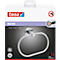 Anneau porte-serviettes tesa Moon, rond, fixation sans perçage, amovible, aspect inox