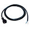 Anschlussleitung H07RN-F 2x1,5 mm2 5m m.Konturenstecker schwarz