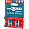 Ansmann Alkaline-batterijen Micro AAA, 4 stuks