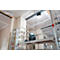 Ansmann Ball Light LED werklamp, 100 W, 11500 lm, 6500 K, 360°, IP54, geïntegreerd stopcontact, ophanghaak, kabellengte 5 m, kunststof