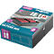 Battery box, filled with batteries. Product information and logo are clearly visible on the packaging.