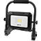 ANSMANN Lampe de travail LED FL20W-R, 2 000 lumens, batterie rechargeable 4 400 mAh, protection contre les projections d'eau (IP54), noir