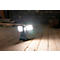 ANSMANN WL11500R dubbele LED bouwspot, 11.500 lumen, 2× 36W SMD LED's, oplaadbare batterij en netvoeding, verstelbaar, statief en magneetvoet, zwart
